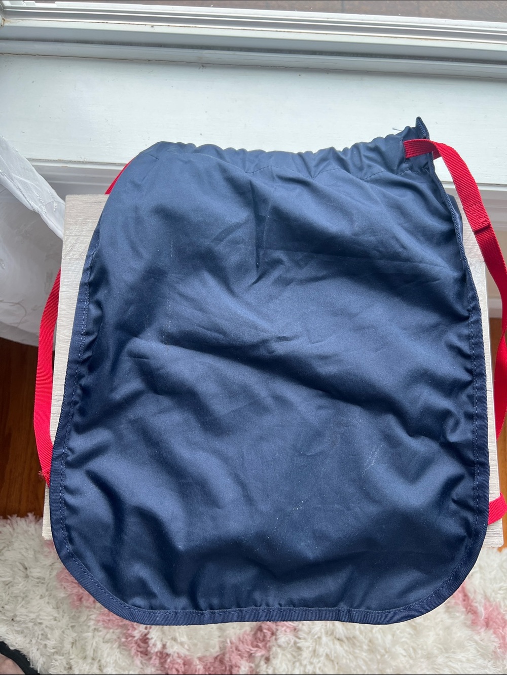US Soccer Navy Drawstring Backpack - Picture 4 of 4